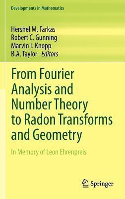 From Fourier Analysis and Number Theory to Radon Transforms and Geometry(English, Hardcover, unknown)