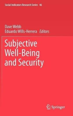 Subjective Well-Being and Security(English, Hardcover, unknown)