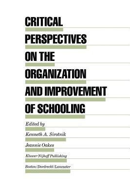 Critical Perspectives on the Organization and Improvement of Schooling(English, Paperback, unknown)