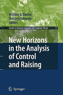 New Horizons in the Analysis of Control and Raising(English, Paperback, unknown)