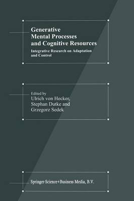 Generative Mental Processes and Cognitive Resources(English, Paperback, unknown)