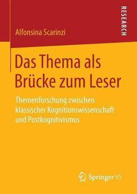 Das Thema als Bruecke zum Leser(German, Paperback, Scarinzi Alfonsina)