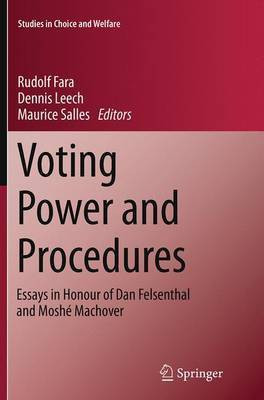 Voting Power and Procedures(English, Paperback, unknown)