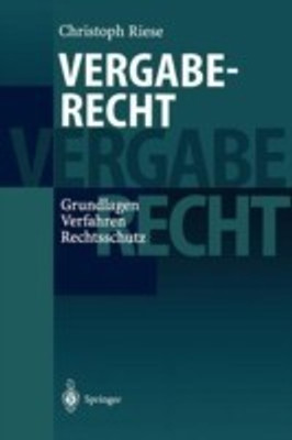 Vergaberecht(German, Paperback, Riese Christoph)