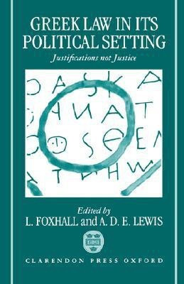 Greek Law in Its Political Setting(English, Hardcover, unknown)