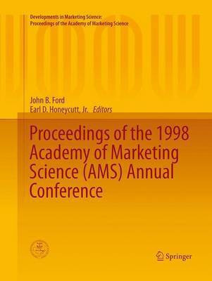 Proceedings of the 1998 Academy of Marketing Science (AMS) Annual Conference(English, Paperback, unknown)