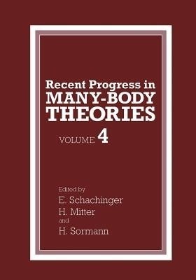 Recent Progress in Many-Body Theories(English, Paperback, unknown)