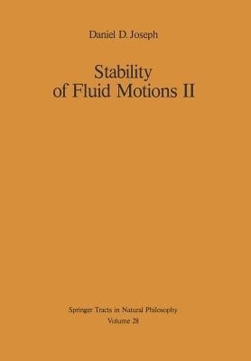 Stability of Fluid Motions II(English, Paperback, Joseph D. D.)