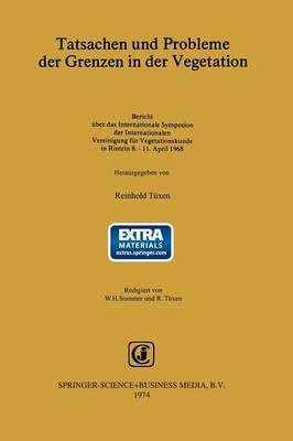 Tatsachen und Probleme der Grenzen in der Vegetation(German, Paperback, unknown)