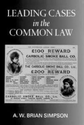 Leading Cases in the Common Law(English, Paperback, Simpson A. W. Brian)