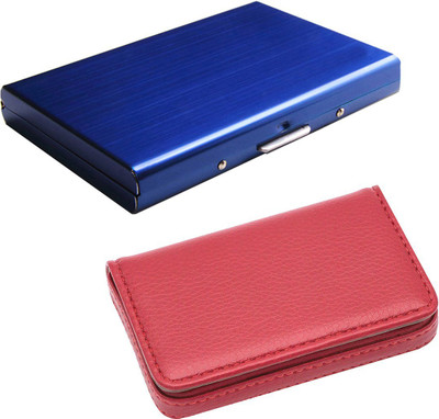 

Flipkart SmartBuy |Combo of 2|High Quality Stylish Wallet for Men & Women 6 Card Holder(Set of 2, Blue, Red)