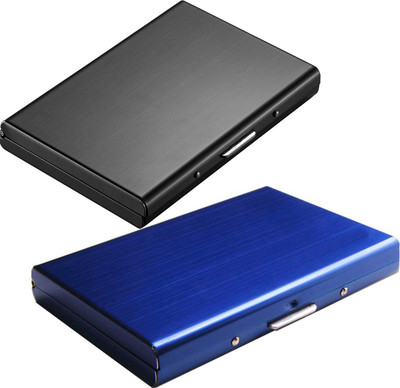 

Flipkart SmartBuy 6 Card Holder(Set of 2, Black, Blue)