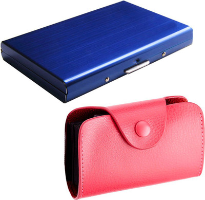 

Flipkart SmartBuy |Combo of 2|High Quality Stylish Wallet for Men & Women 6 Card Holder(Set of 2, Blue, Pink)