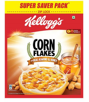 

Kellogg's Corn Flakes Real Almond & Honey(1 kg, Pouch)