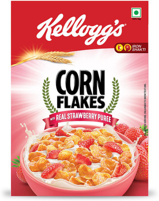 Kellogg's Corn Flakes Real Strawberry(275 g, Box)