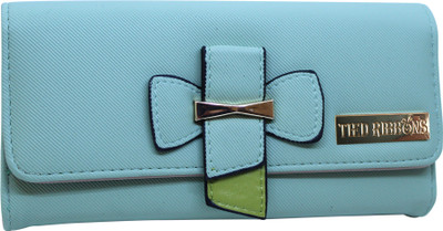 

Tied Ribbons Casual, Party Blue Clutch