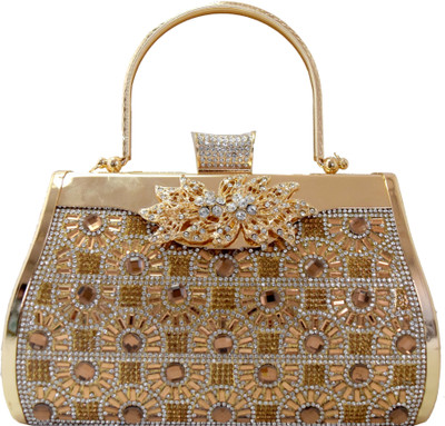 

Chouhan Stylish Party Gold Clutch