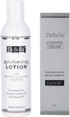 

DeBelle Beauty Combo of Moisturizing Lotion 200ml & Fairness Cream 50g(Set of 2)