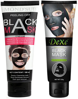 

Mond'sub BLACK ANDDexe Acne Purifying & Deep Cleansing Peel Off Black MaskWITH ORIGINAL ACTIVATED CHARCOAL(220ML)Pack of 2(Set of 2)