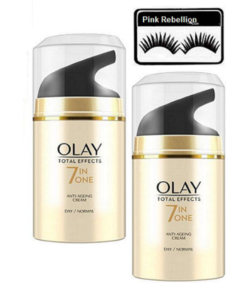 

Pink Rebellion Eyelashes & Olay Anti Ageing Day Cream (Pack of 2)(Set of 3)