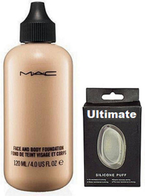 

Ultimate Silicon Puff, Mac Face And Body Foundation(Set of 2)