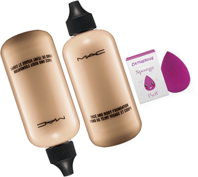 

Catherine Sponge Puff,Mac face & Body Foundation(Pack Of 2)(Set of 3)