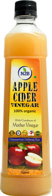 

N2B ORGANIC APPLE CIDER FOR HEALTH VINEGAR UNPASTEURISED & UNFILTERED 750ml Apple Cider Vinegar(UNFLAVOURED Flavored)