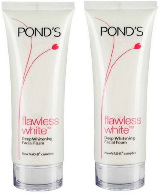 

Ponds Flawless White Facial Foam Face Wash(100 ml)