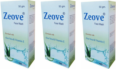 

zeove Aloe Vera & Vitamin E Face wash Pack of 3 Face Wash(150.0 g)