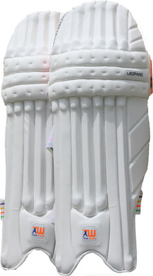 

three wickets Leopard Men's (39 - 43 cm) Wicket Keeping Pad(White, Above 18 Years)