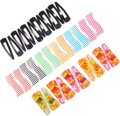 

AANJNEY TIC TAC PRINTED PRINT PIN Tic Tac Clip, Hair Clip, Hair Pin(Multicolor)