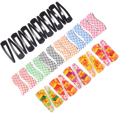 

AANJNEY TIC TAC PRINTED PIN Tic Tac Clip, Hair Clip, Hair Pin(Multicolor)