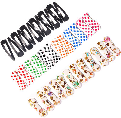

AANJNEY TIC TAC PRINTED PIN Tic Tac Clip, Hair Clip, Hair Pin(Multicolor)