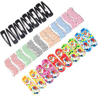 

AANJNEY TIC TAC PRINTED PIN Tic Tac Clip, Hair Clip, Hair Pin(Multicolor)