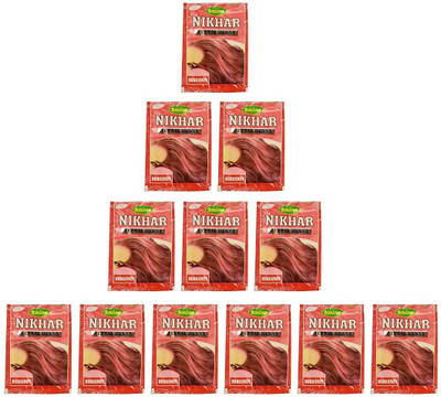 

Amina Herbal heena burgundy pack of 12 with each 25gm packet Hair Color(burgundy)