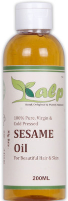 

Kalp Sesame Oil-100 ml - 100% pure, natural & Cold pressed for skin & hair best for dandruff, Hair Oil(200 ml)