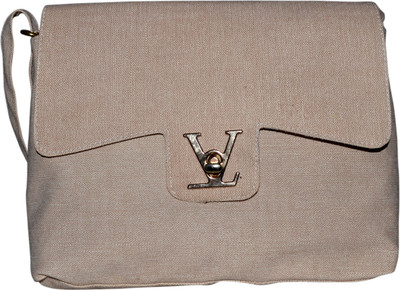 Indian Blu Shoulder Bag(Beige)