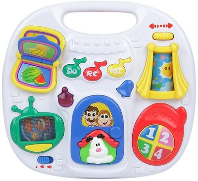 

Toy Arena Learn Good Habits Toy 2 in 1 Music Table for Growing Up Toddlers Fun Excitement and a lot More .(Multicolor)