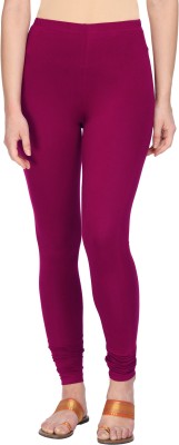 Alena Churidar  Western Wear Legging(Pink, Solid)