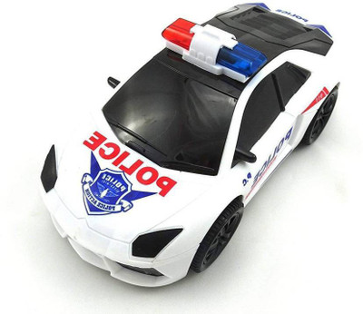 

A M TRADERS 3D Lights Police Car with Sound | Toy for Kids(Multicolor)