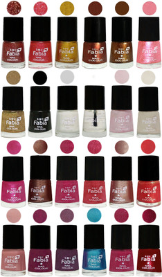 

Fabia Nail Polish (M79) multicolors(Pack of 24)