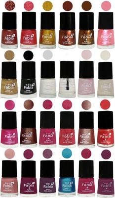 

Fabia Nail Polish (M85) MULTICOLOR(Pack of 24)