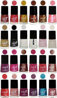 

Fabia Nail Polish (M32) multicolors(Pack of 24)