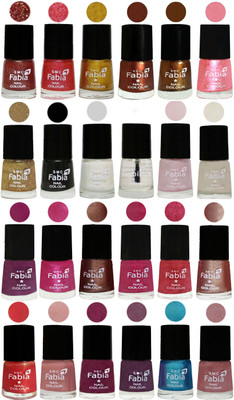 

Fabia Nail Polish (M47) MULTICOLOR(Pack of 24)