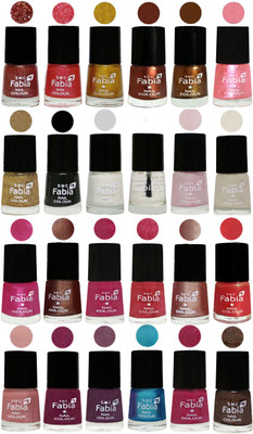 

Fabia Nail Polish (M76) Jerry Wine-Jerry Pink-Jerry Golden-Light Jerry Coffee-Dark Golden-Jerry Peach-Light Golden-Black-White-Top Coat-Lychee-Light Cream-Pink-Light Coffee-Magenta-Shock Pink Light-Light Nude-Red Orange-Shrimp Pastell-Cherry Blossom-Light