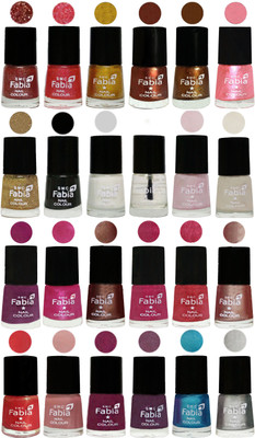 

Fabia Nail Polish (M58) multicolors(Pack of 24)