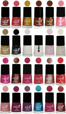 

Fabia Nail Polish (M74) multicolors(Pack of 24)