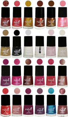 

Fabia Nail Polish (M35) multicolors(Pack of 24)