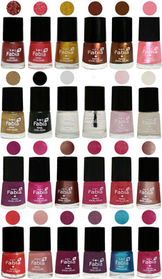 

Fabia Nail Polish (M37) multicolors(Pack of 24)