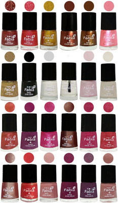 

Fabia Nail Polish (M11) multicolors(Pack of 24)
